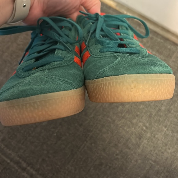 Adidas Green Gazelle Sneakers with Gum Sole - Picture 6 of 7